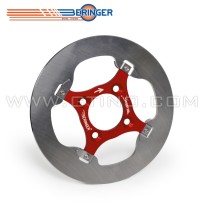 Disque de frein flottant pour quad - "Lightec" by BERINGER (Centre rouge)