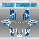 Kit déco GTINO BLANC/BLEU - WARRIOR 350