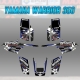 Kit déco WHITESTAR pour quad YAMAHA WARRIOR 350