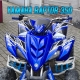 Kit déco "YAM-60TH-BLUE"- YFM Raptor 350