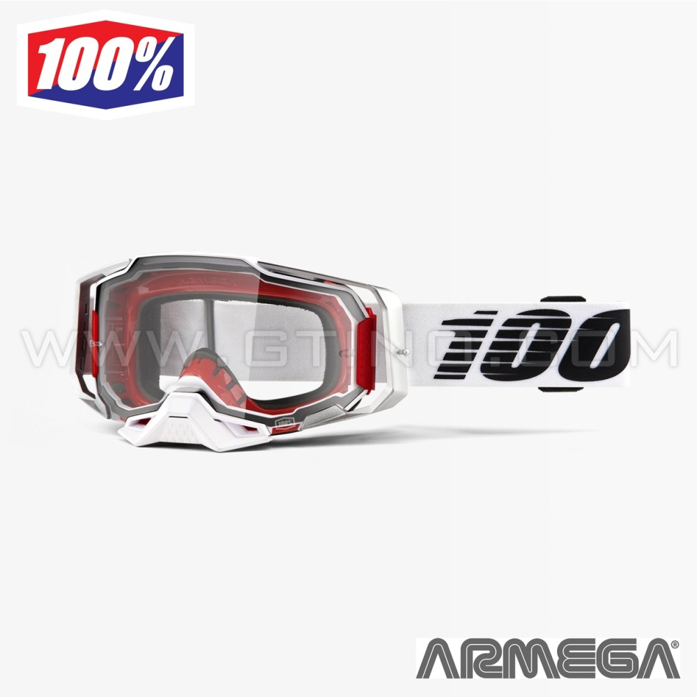 Masque de cross ARMEGA "LIGHTSABER" 100% avec écran clair