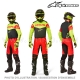 Pantalon FLUID TRIPPLE Red/Yellow Fluo by ALPINESTARS