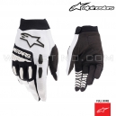 Gants FULL BORE "White Black" - ALPINESTARS