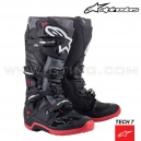 Bottes TECH 7 "Black Cool Gray Red" - ALPINESTARS