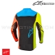 Maillot RACER COMPASS Black Yellow Fluo Coral by ALPINESTARS