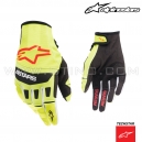 Gants TECHSTAR "Yellow Fluo Black" - ALPINESTARS