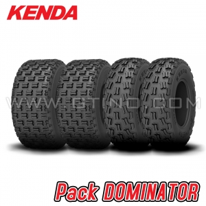 Pack 4 pneus Cross : 10" + 9" KENDA DOMINATOR