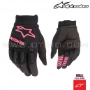 Gants STELLA FULL BORE "Black Pink Fluo" - ALPINESTARS