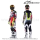 Pantalon FLUID AGENT Black Mars Red Fluo by ALPINESTARS