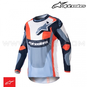 Maillot FLUID AGENT Night Navy Hot Orange by ALPINESTARS