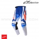 Pantalon RACER SEMI Blue Hot Orange by ALPINESTARS