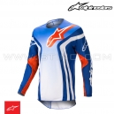 Maillot RACER SEMI Blue Hot Orange by ALPINESTARS