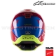 Casque S-M5 ACTION Bright Red White Fluo by ALPINESTARS