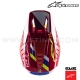 Casque S-M5 ACTION Bright Red White Fluo by ALPINESTARS