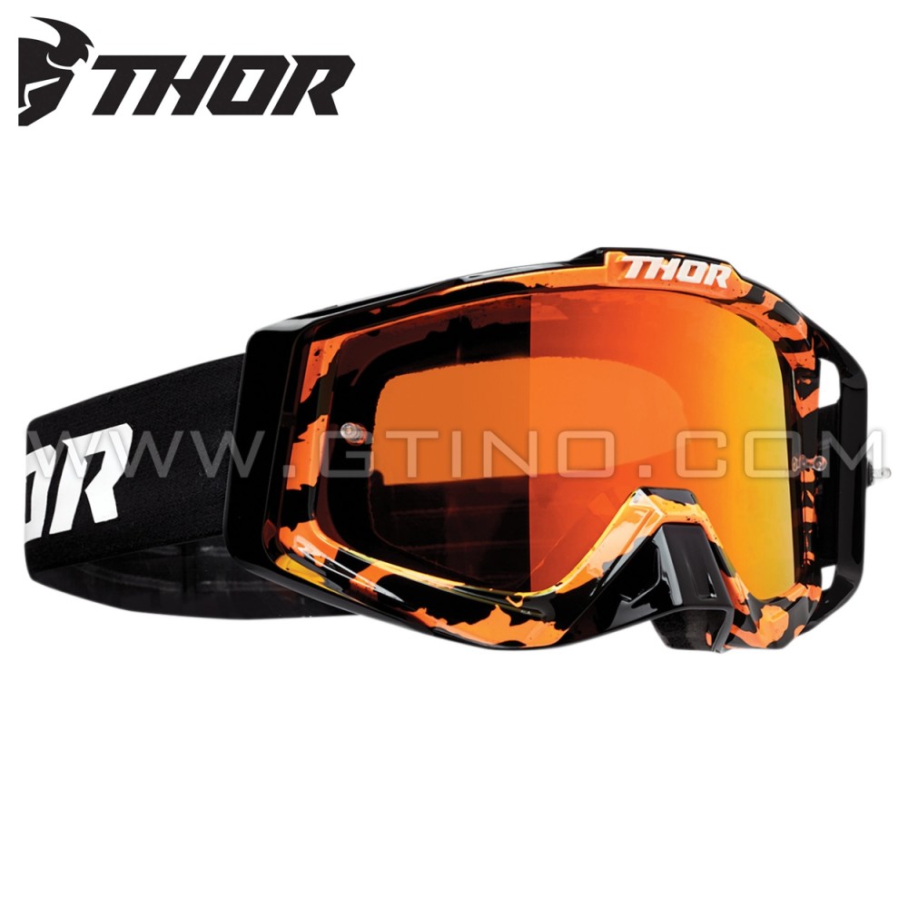 Masque de cross SNIPER PRO "RAMPANT - ORANGE/BLACK" by THOR