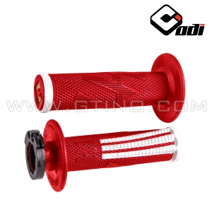 ODI EMIG PRO V2 Lock-On | RED & WHITE