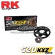 Kit pignon chaine RK KXZ - YAMAHA RAPTOR 90