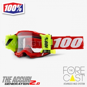 Masque ACCURI 2.0 FORECAST "NEON/RED" 100%