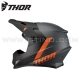 Casque Cross SECTOR CHEV "Charcoal Orange" by THOR