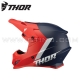 Casque Cross SECTOR CHEV "Red Navy" by THOR