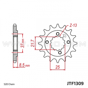 Pignon de transmission - JTF1309