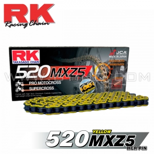 Chaine RK 520 MXZ5 - YELLOW | 110 maillons