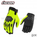 Gants HOOLIGAN "Hiviz Fluo" - ICON MOTOSPORTS