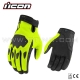 Gants HOOLIGAN "Hiviz Fluo" - ICON MOTOSPORTS