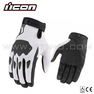 Gants HOOLIGAN "White" - ICON MOTOSPORTS