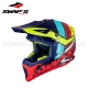 Casque Cross Bleu/Jaune/Rouge - SWAP'S S818