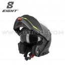 Casque ROUTE MODULABLE | S550 Noir / Jaune - EIGHT