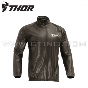 Veste de pluie BLACK transparente imperméable - THOR