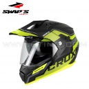 Casque ENDURO CRUX | S789 Noir & Jaune by SWAP'S