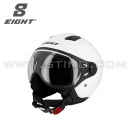 Casque ROUTE JET | LEOV S779 Blanc - EIGHT