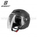 Casque ROUTE JET | TWISTER S749 Noir - EIGHT