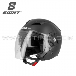 Casque ROUTE JET | TWISTER S749 Noir - EIGHT