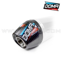 Embout de finition en carbone pour silencieux DOMA