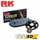 Kit pignon chaine RK 520 SO - TRITON 300 BAJA (09-13)