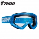 Masque de cross COMBAT Bleu/Blanc - THOR | ENFANT