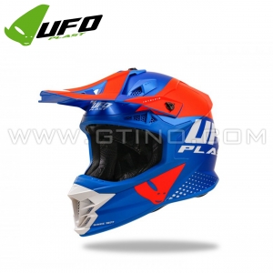 Casque Cross "INTREPID" Bleu Orange - UFO