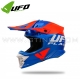 Casque Cross "INTREPID" Bleu Orange - UFO