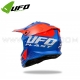 Casque Cross "INTREPID" Bleu Orange - UFO