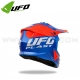 Casque Cross "INTREPID" Bleu Orange - UFO