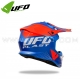 Casque Cross "INTREPID" Bleu Orange - UFO