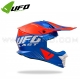 Casque Cross "INTREPID" Bleu Orange - UFO