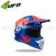 Casque Cross "INTREPID" Bleu Orange - UFO