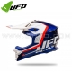 Casque Cross "INTREPID" Bleu Blanc - UFO