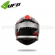 Casque Cross "INTREPID" Gris Rouge - UFO