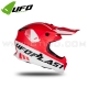 Casque Cross "JUNIOR" Red White - UFO