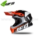 Casque Cross "JUNIOR" Black Orange - UFO